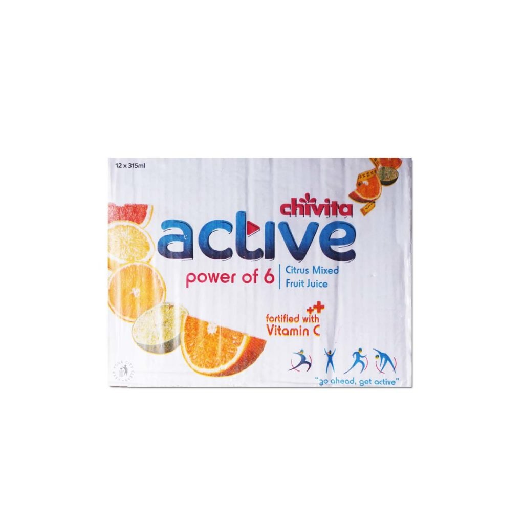 Chivita Active Citrus Mixed Fruit Juice (Power of 6) 315ml x 12