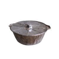 Disposable Aluminum Foil Pot With Lid