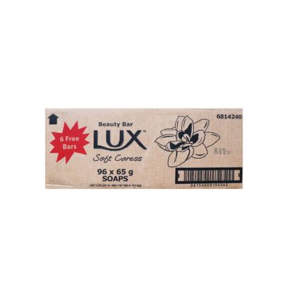 Lux Soft Caress Beauty Bar Soap 65g x 96