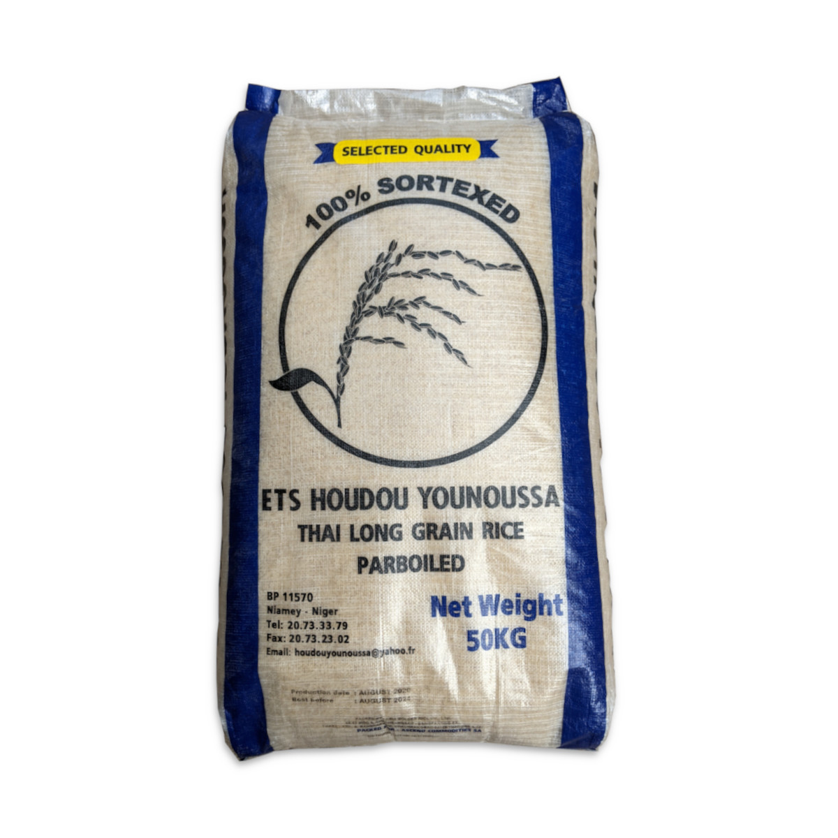 ETS Houdou Younoussa Thail Long Grain Rice Parboiled 50kg