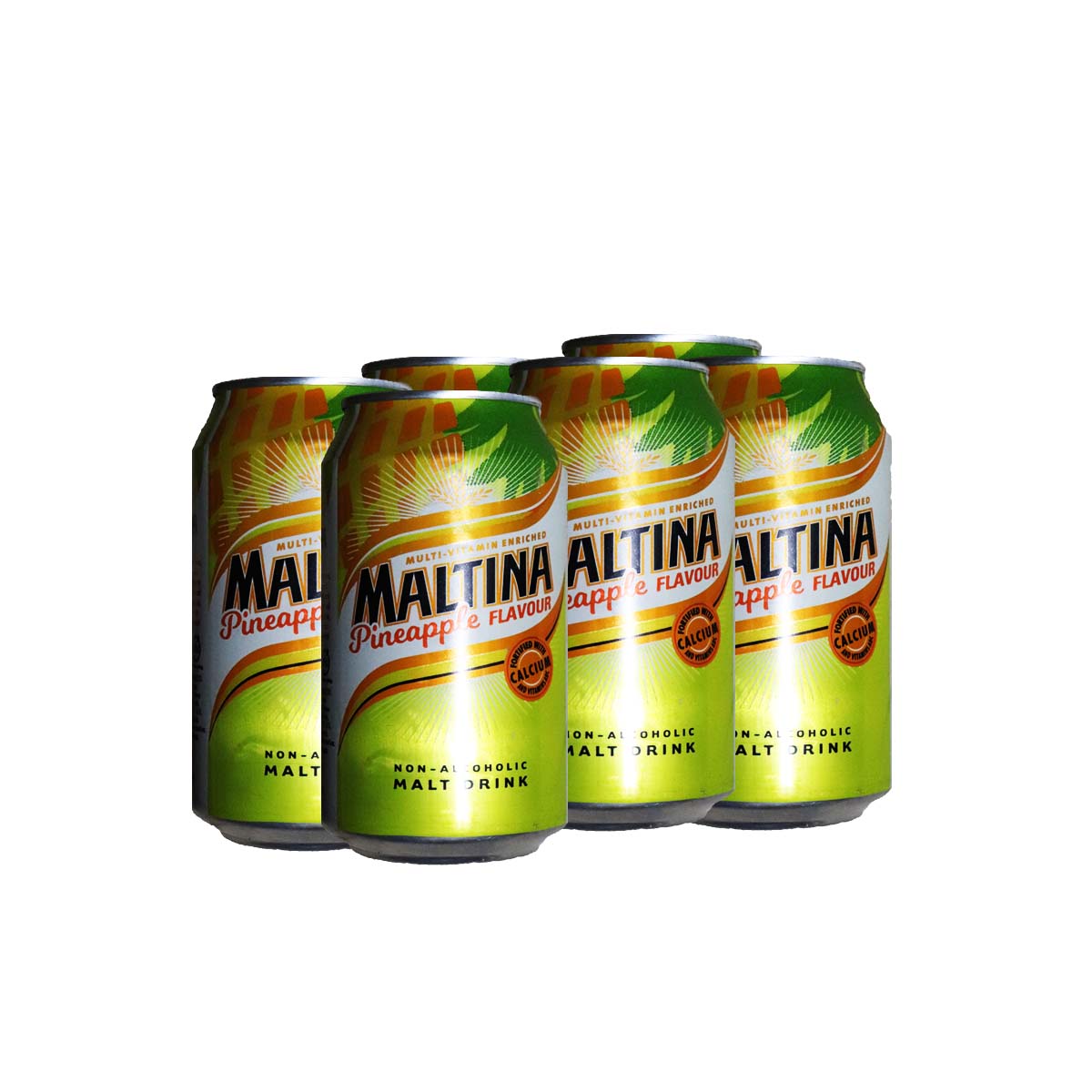 Maltina Pineapple Flavour Can 33cl x 6