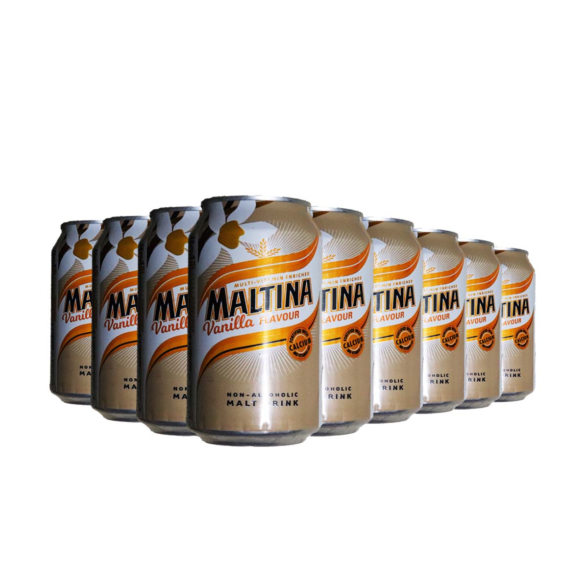 Maltina Vanilla Flavour Can 33cl x 24