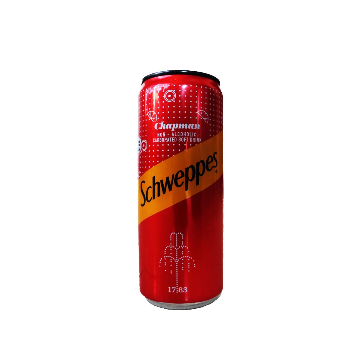 Schweppes Chapman Who doesn't love a good old chapman! A reddish non-alcoholic drink of Nigerian Origin made with a nice blend of fruity flavours with a characteristic bitter undertone. The perfect refreshment for the knowing palate.