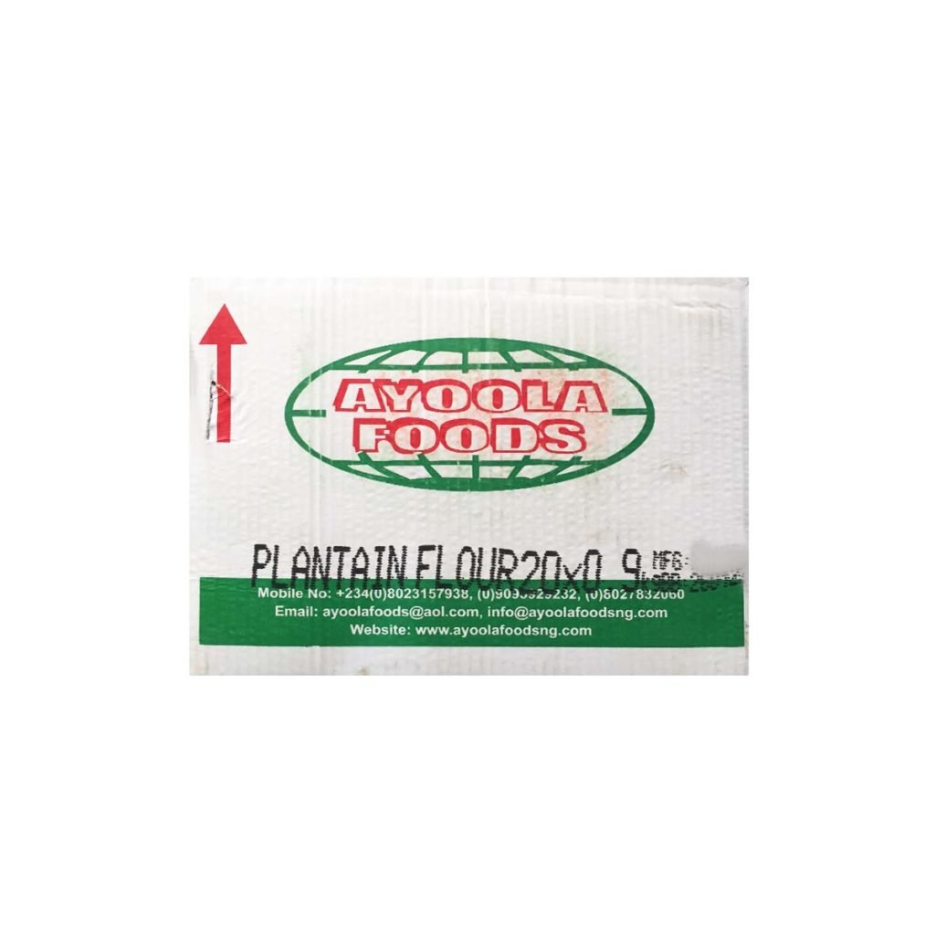 Ayoola Plantain Flour 0.9kg x 20