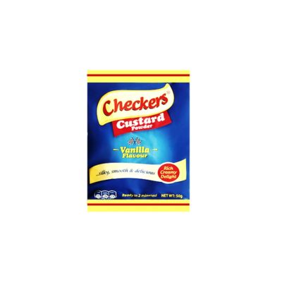 Checkers Custard Vanilla Flavour Powder Sachet 50g