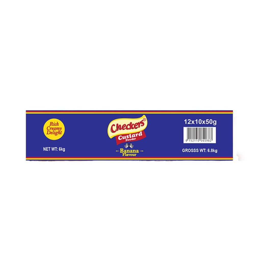 Checkers Custard Vanilla Flavour Powder Sachet 50g x 120