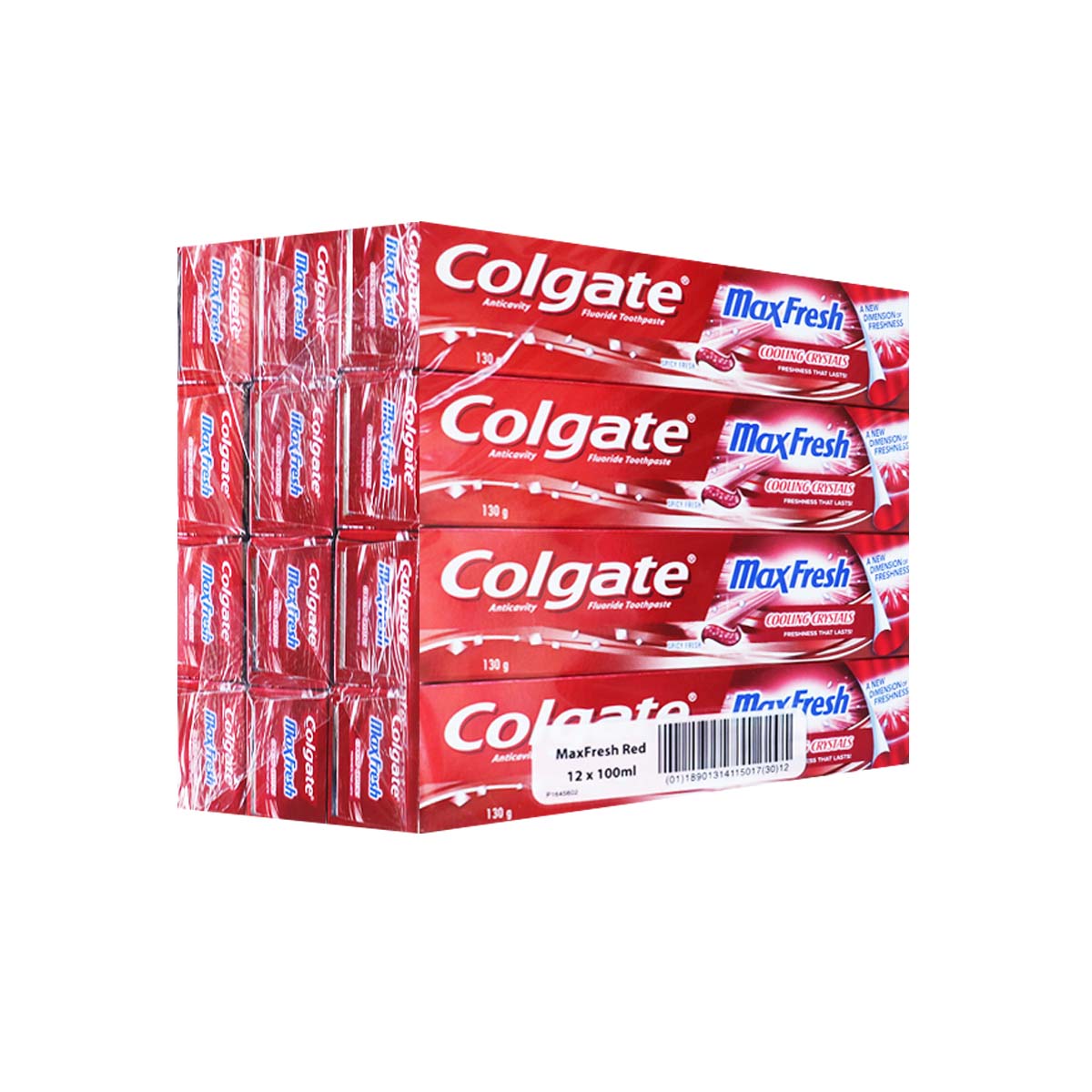 Colgate Maxfresh Cooling Crystal Spicy Fresh Toothpaste 130g x 12