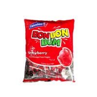 Colombina Bonbon Bum Strawberry Bubble Gum Pops 17g x 48