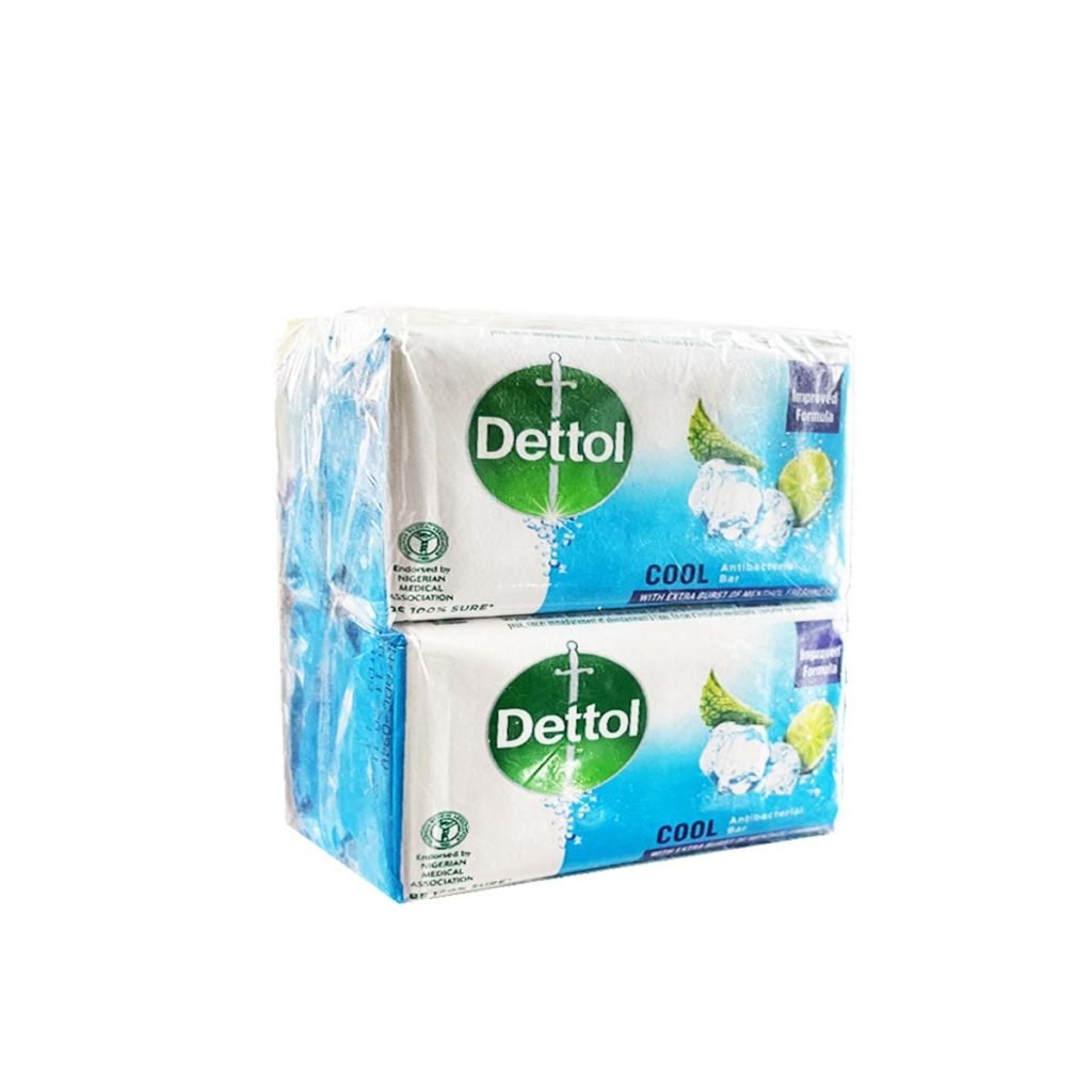 Dettol Cool Anti-Bacterial Bar Soap 160g x 4
