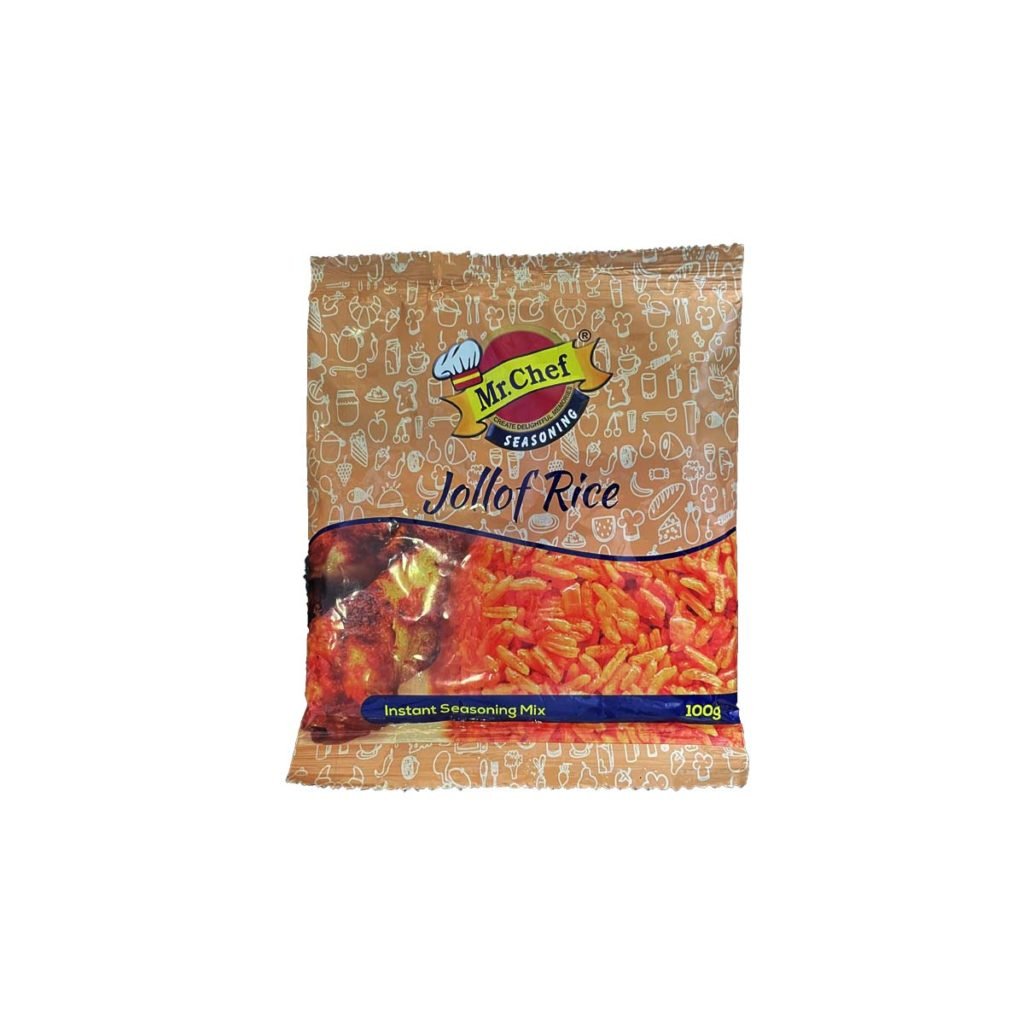 Mr Chef Jollof Rice Instant Seasoning Mix Sachet 100g