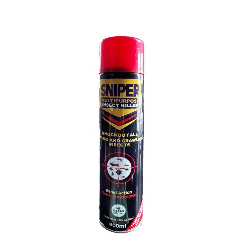 Sniper Multi Purpose Insect Killer Flying And Crawling Insecticide 600ml