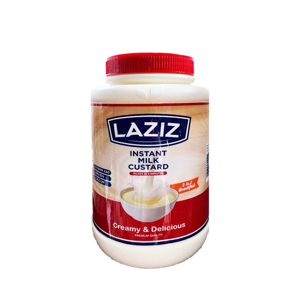 Laziz 3 In 1 Breakfast Milk Custard Powder Jar 1kg