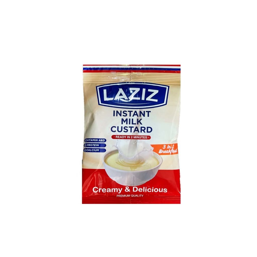 Laziz 3 In 1 Breakfast Milk Custard Powder Sachet 40g