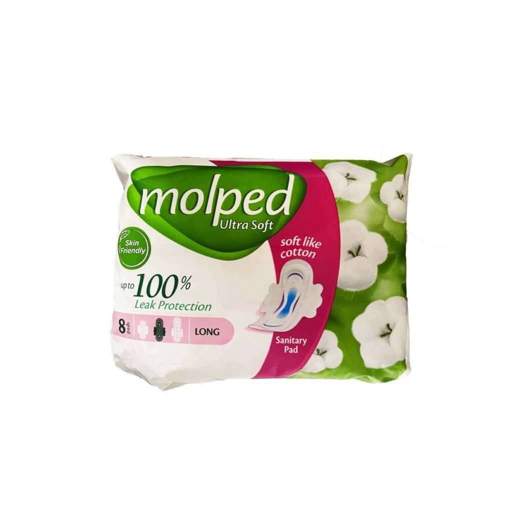 Molped Ultra Soft Sanitary Pad 8 Long x 10