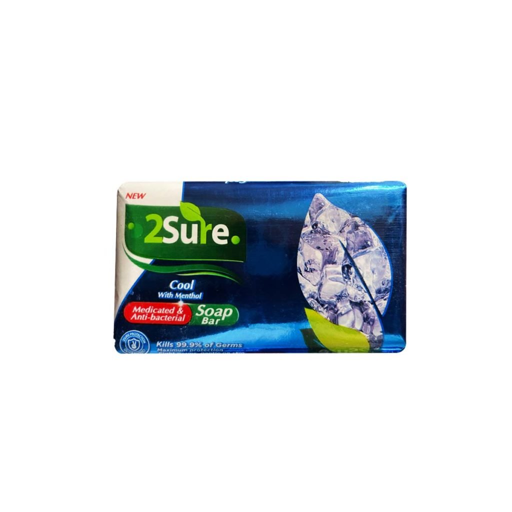 2Sure Medicated And Anti-Bacterial With Cool Menthol Soap Bar 70g