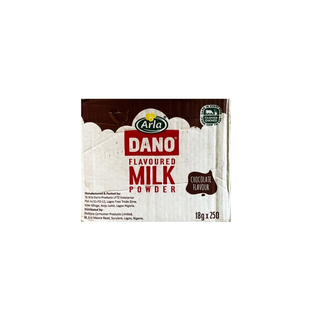 Dano Chocolate Flavoured Milk Powder 18g x 250