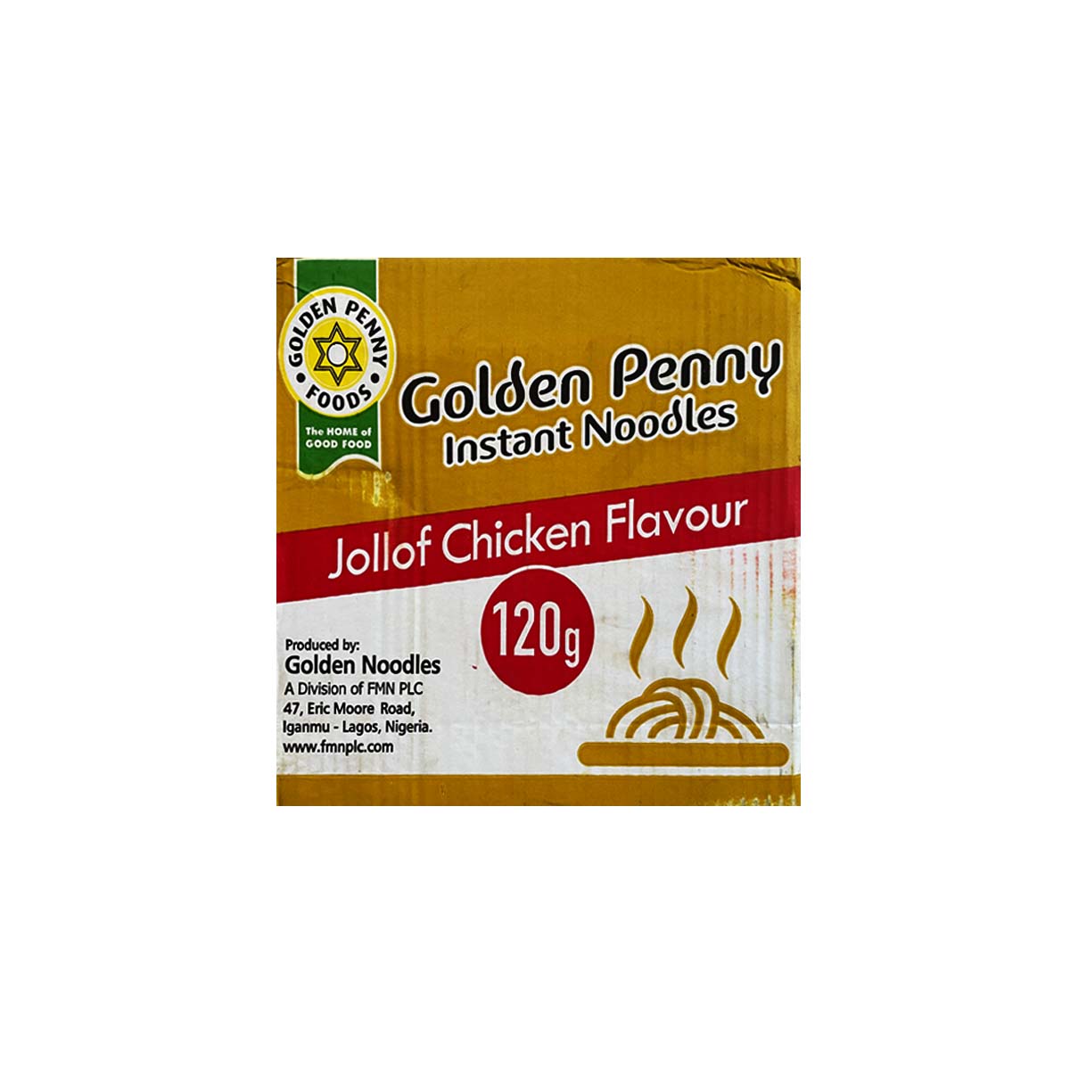 Golden Penny Instan Noodles Jollof Chicken Flavour 120g x 40