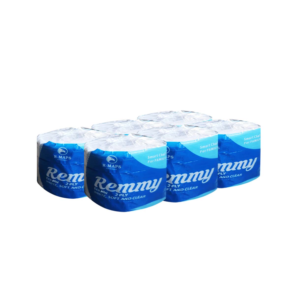 Remmy Eco Mini 2 Ply Tissue x 6