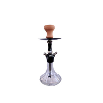 Hookah Shisha Glass Base Pot Black