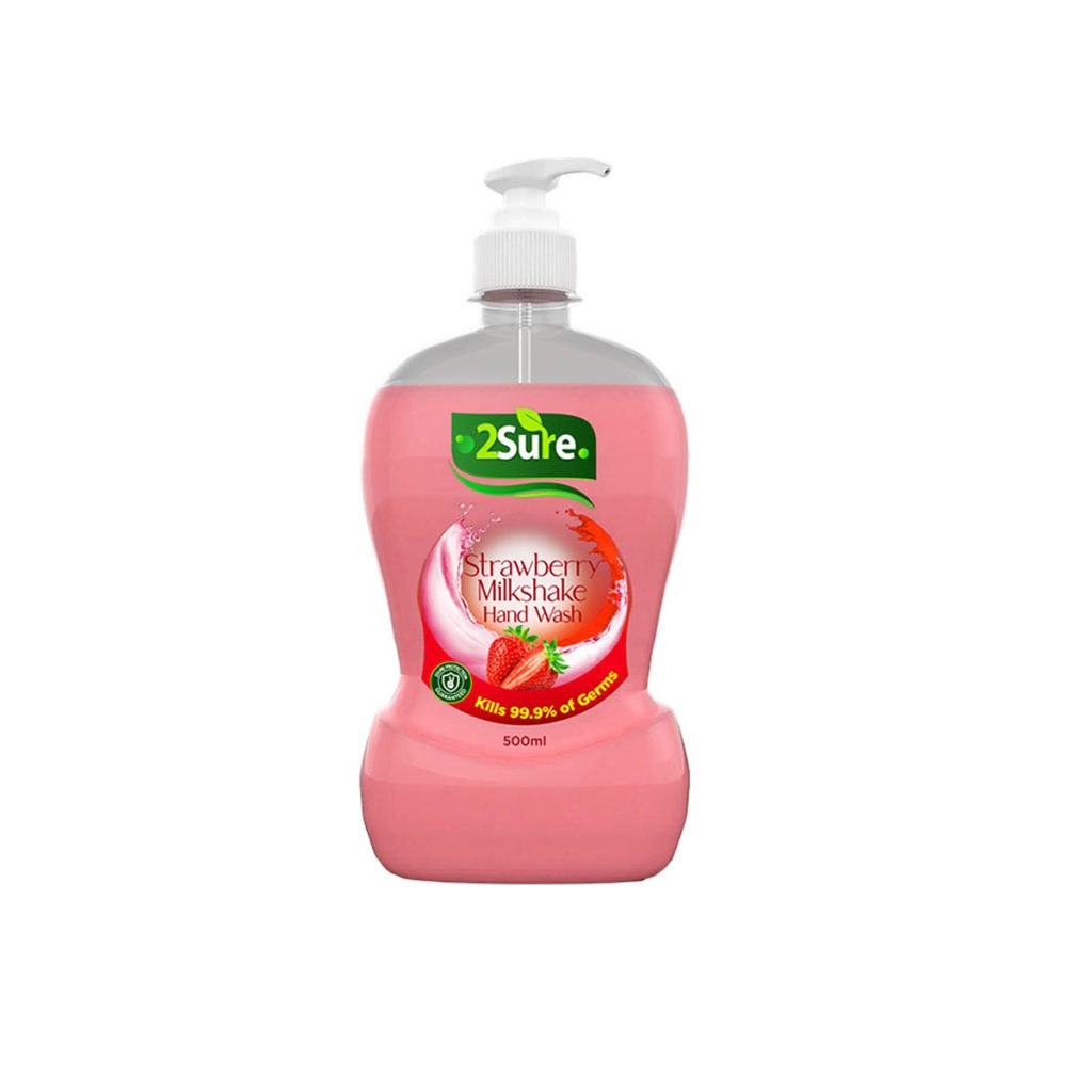2Sure Strawberry Milk Shake Hand Wash 500ml
