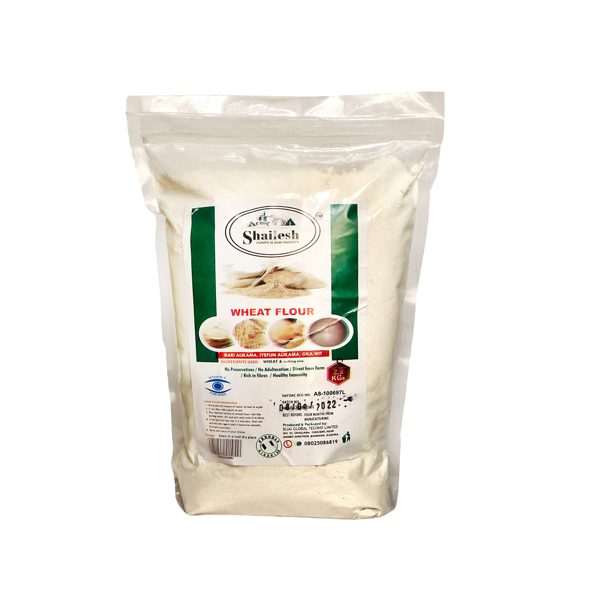 Shailesh Wheat Flour 2.5kg