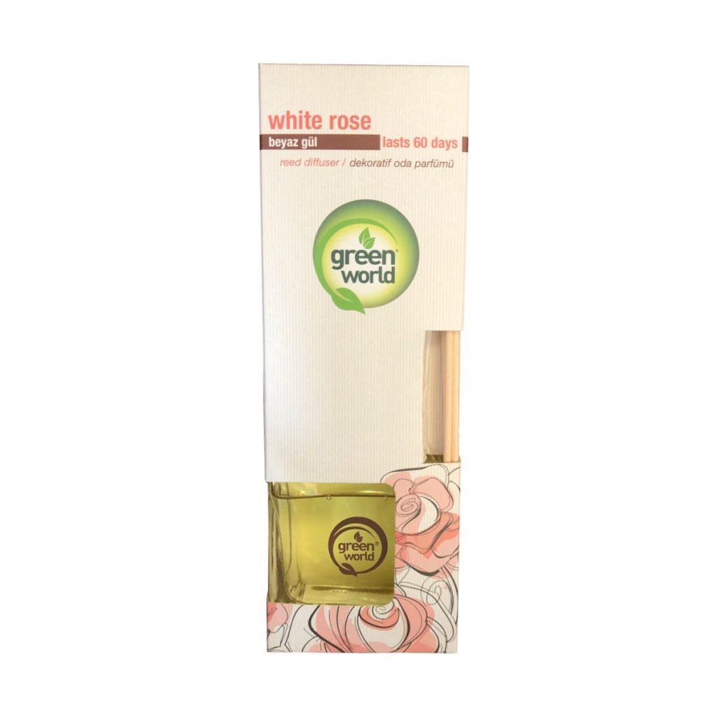 Green World Reed Diffuser White Rose Air Freshener 170ml