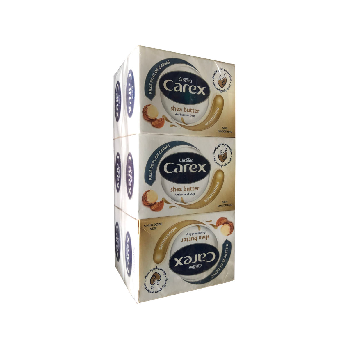 Cussons Carex Shea Butter Antibacterial Soap 70g x 6