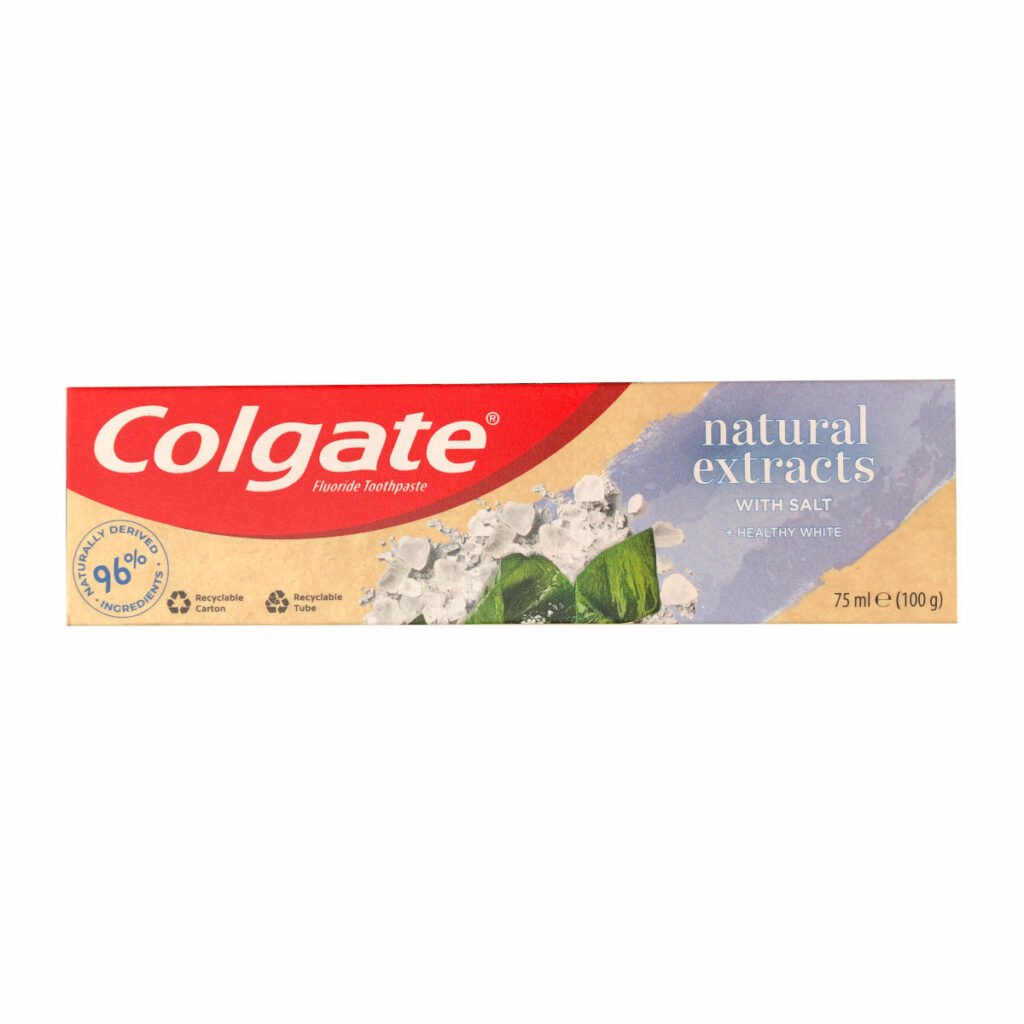 Colgate Natural Extracts With Salt + Healthy White Toothpaste 75ml